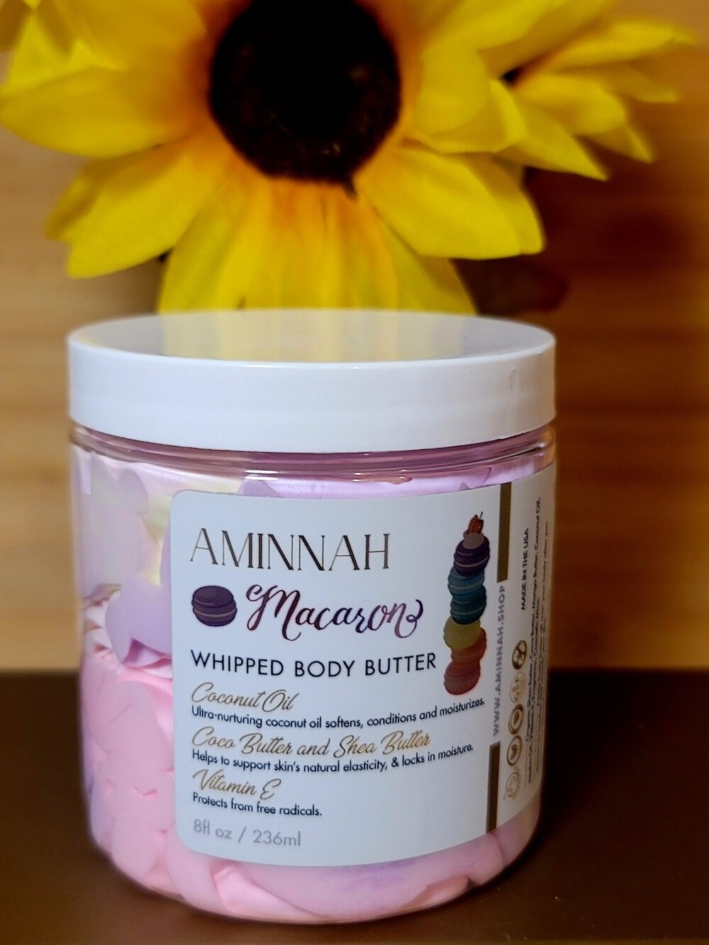 Aminnah Macaron Whipped Body Butter
